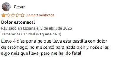 Ver peor valoración de Tribulus terrestris de la marca Anastore en Amazon