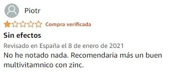 Ver peor valoración de Premium Tribulus de la marca Weider en Amazon